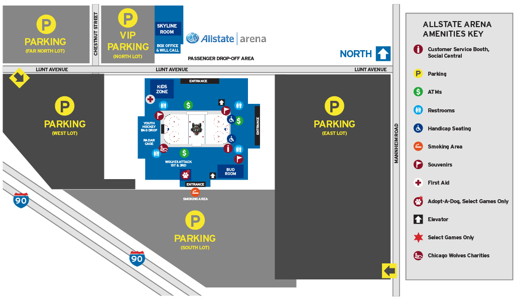 Allstate Seating Chart