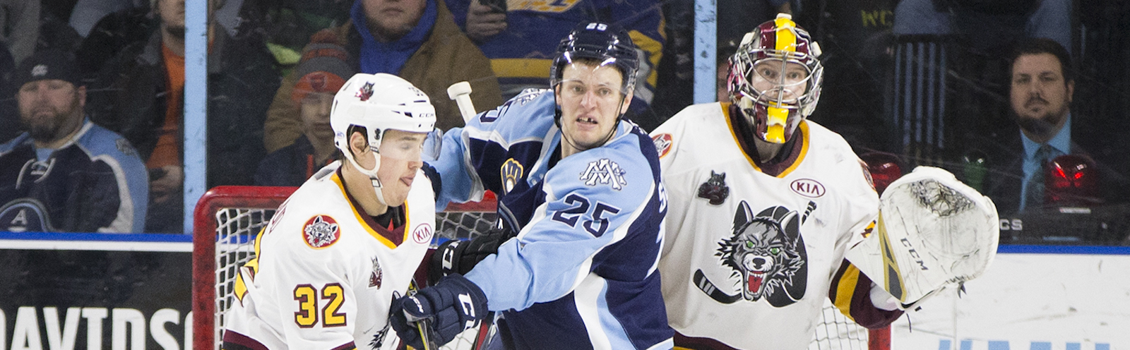 Wolves win Milwaukee matinee