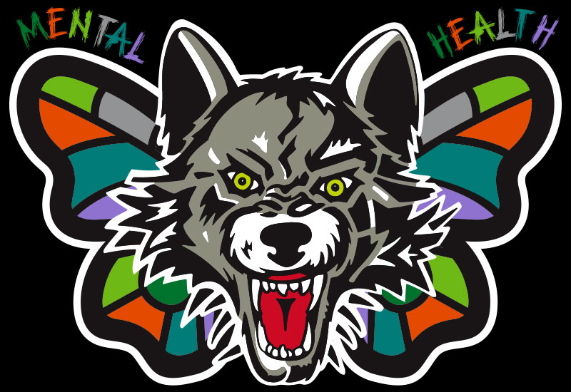 Mental Health Awareness Jersey Design Details - Chicago Wolves