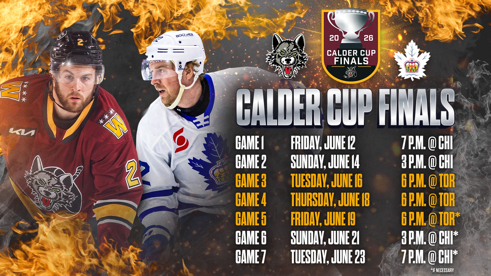 Schedule Archive - Chicago Wolves
