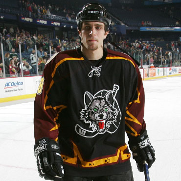 2005 CHICAGO WOLVES MASCOT "SKATES the WOLF" HOCKEY